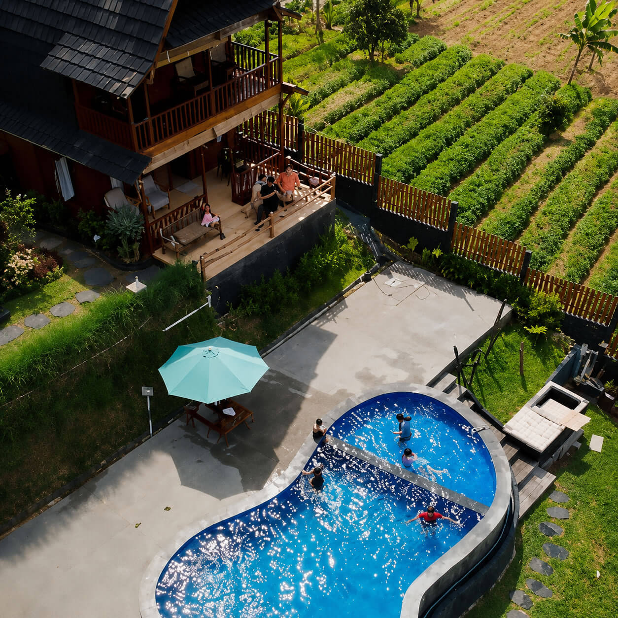 villa terbaik di Puncak Cisarua bogor